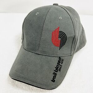 Portland Trail Blazers NBA Opening Night Hat Cap Adjustable Strapback Gray